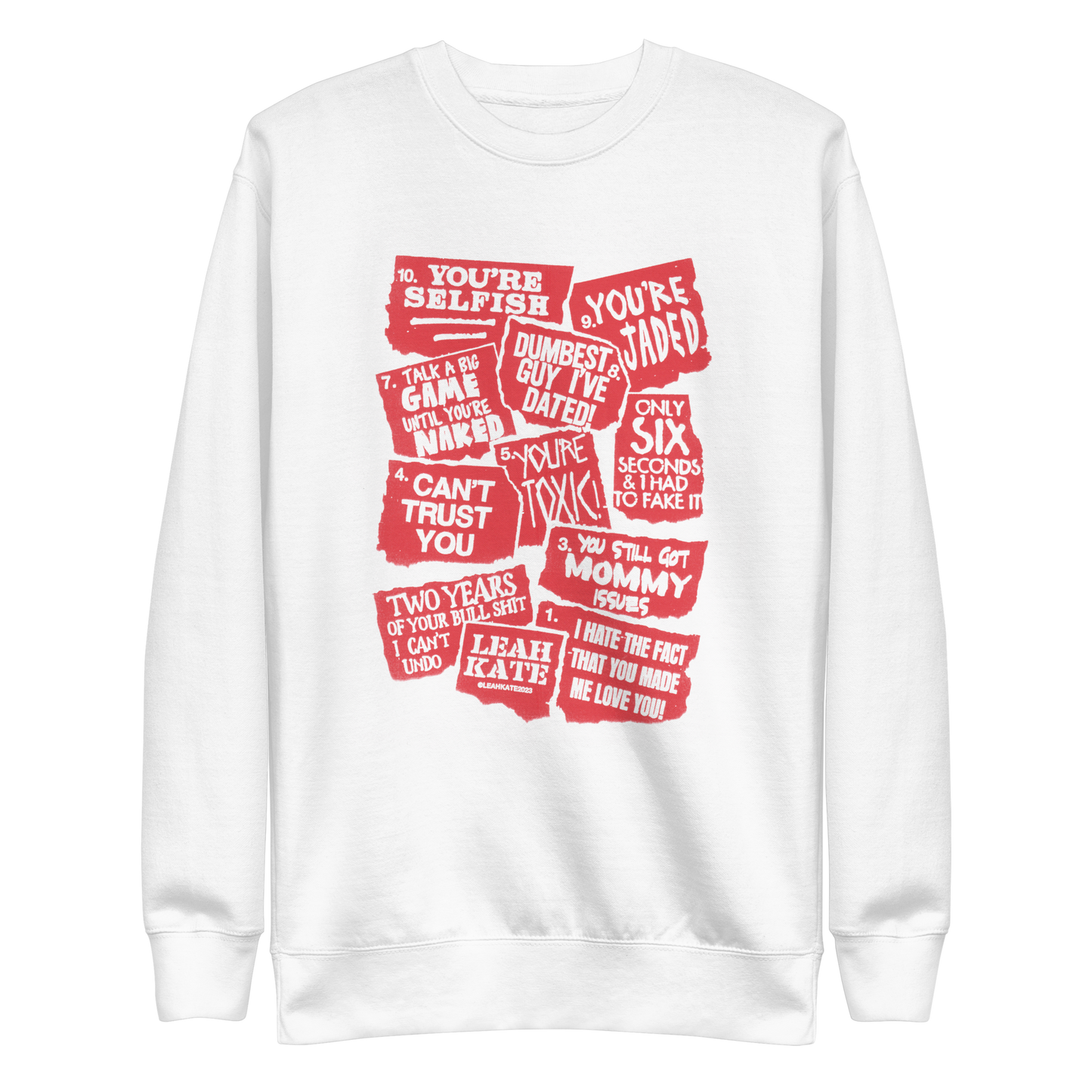 Leah Kate 10 Things Crewneck