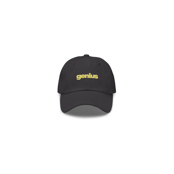 Genius Dad Cap (Dk Grey/Yellow)