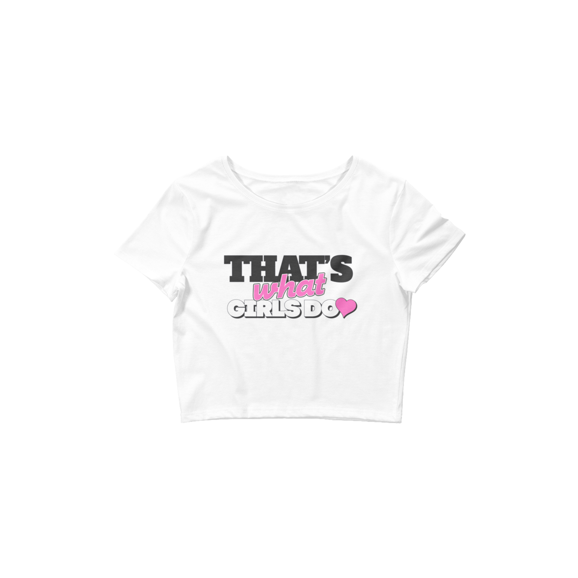 That's What Girls Do Baby Tee – Leah Kate Official Merch